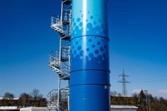 Pulveraktivkohlesilo
