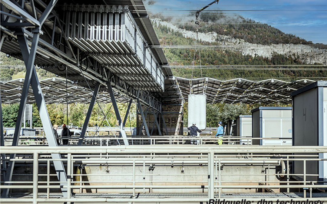 Solar-Faltdach für sauberes Wasser