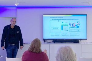 Lange Nacht der Nachhaltigkeit 2023 im SES Infozentrum, Referet Frank Endrich