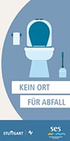 Vorschaubild Faltblatt Kein Abfall in die Toilette Stadtentwaesserung Stuttgart SES