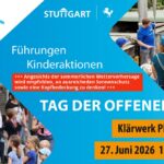 Die Stadtentwässerung Stuttgart veranstaltet einen Tag der offenen Tür im Klärwerk Stuttgart-Plieningen